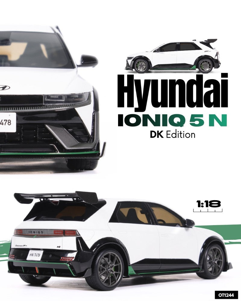Chargez l'image dans la visionneuse de la galerie, Hyundai IONIQ 5N ÉDITION DK ATLAS BLANC MAT 2025 OTTOmobile 1:18
