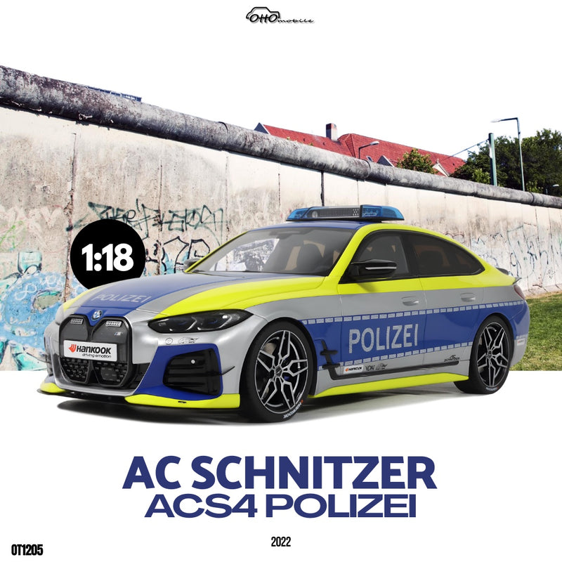 Chargez l'image dans la visionneuse de la galerie, Bmw AC SCHNITZER ACS4 POLICE 2022 OTTOmobile 1:18
