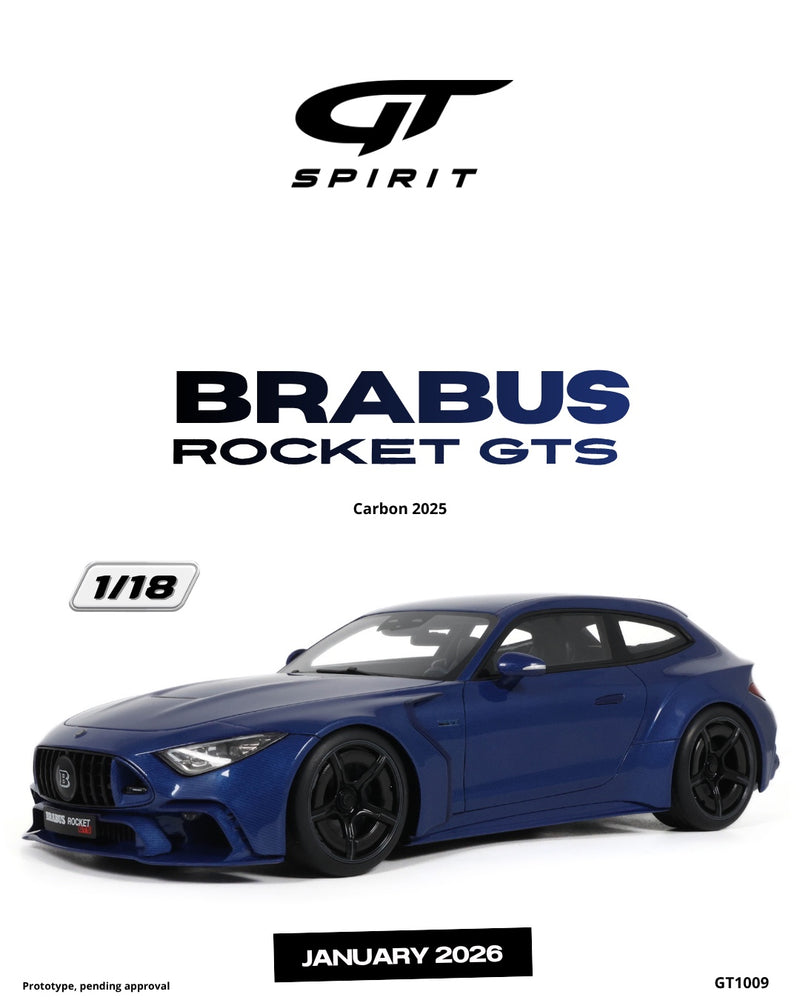 Load image into Gallery viewer, BRABUS ROCKET GTS CARBON BLUE 2025 GT SPIRIT 1:18
