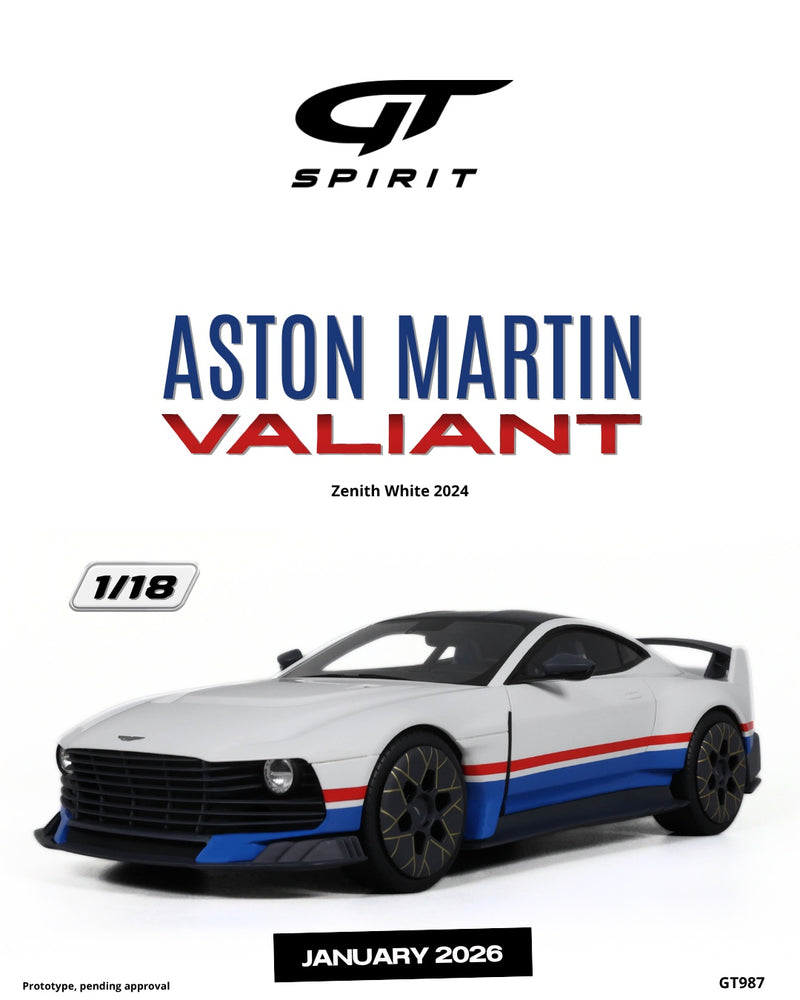 Laad de afbeelding in de Gallery-viewer, ASTON MARTIN VALIANT ZENITH WIT 2024 GT SPIRIT 1:18
