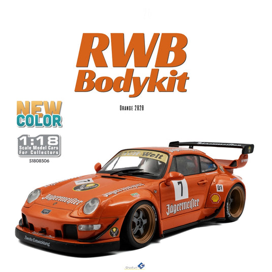 Porsche RWB BODYKIT ORANGE 2020 SOLIDO 1:18