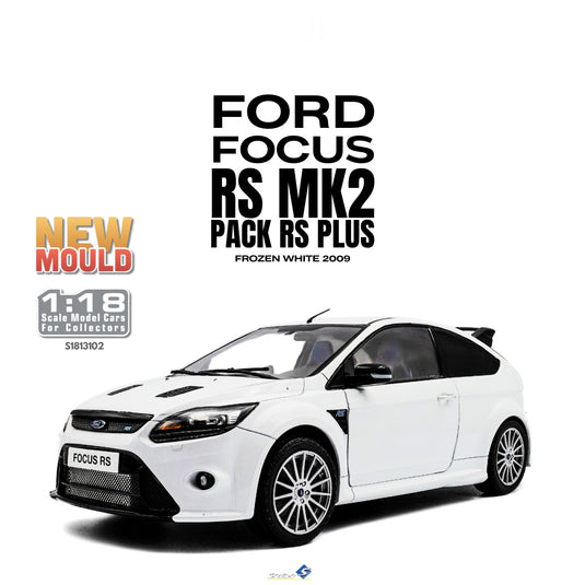 Ford FOCUS RS MK2 PACK RS BLANC 2009 SOLIDO 1:18