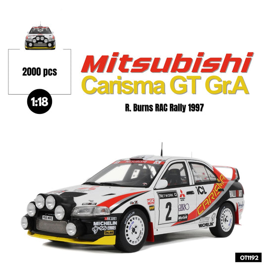 Mitsubishi CARISMA GT GR.A R. BURNS RAC RALLY 1997 OTTOmobile 1:18