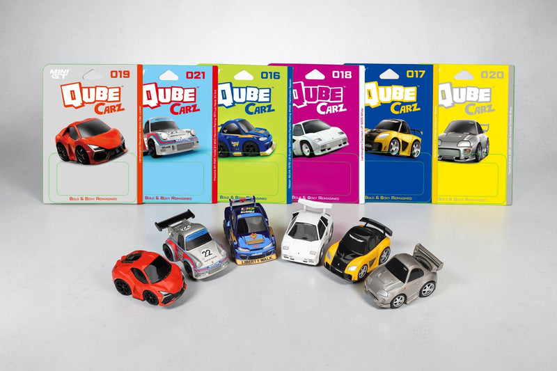 Chargez l'image dans la visionneuse de la galerie, ASSORTIMENT 6 PIÈCES QUBE CARZ 2026 VER.4 MINI GT 1:64
