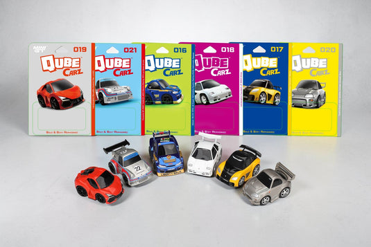 ASSORTIMENT 6 PIÈCES QUBE CARZ 2026 VER.4 MINI GT 1:64