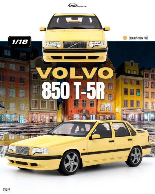 VOLVO 850 T-5R JAUNE 1996 OTTOmobile 1:18