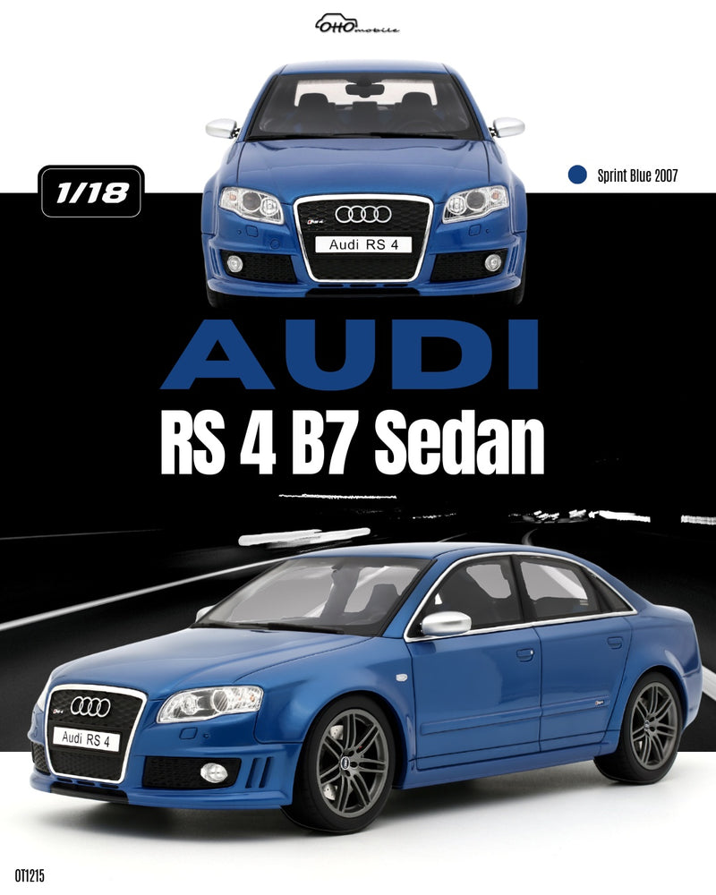 Load image into Gallery viewer, AUDI RS 4 B7 SEDAN SPRINT BLUE 2007 OTTOmobile 1:18
