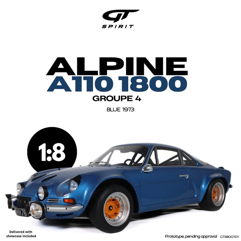 Chargez l&#39;image dans la visionneuse de la galerie, Renault ALPINE A110 1800 GROUPE 4 BLEU 1973 GT SPIRIT 1:8
