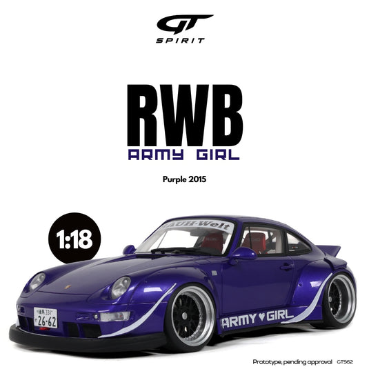 Porsche RWB ARMÉE VIOLET 2015 GT SPIRIT 1:18