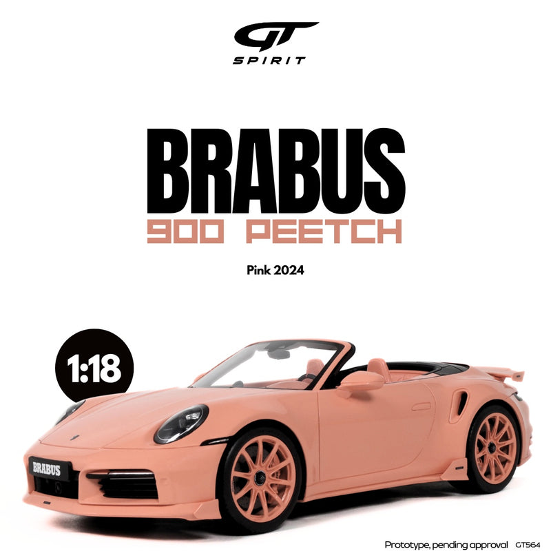 Chargez l&#39;image dans la visionneuse de la galerie, Porsche BRABUS 900 PEETCH ROSE 2024 GT SPIRIT 1:18
