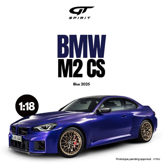 Bmw M2 CS BLEU 2025 GT SPIRIT 1:18