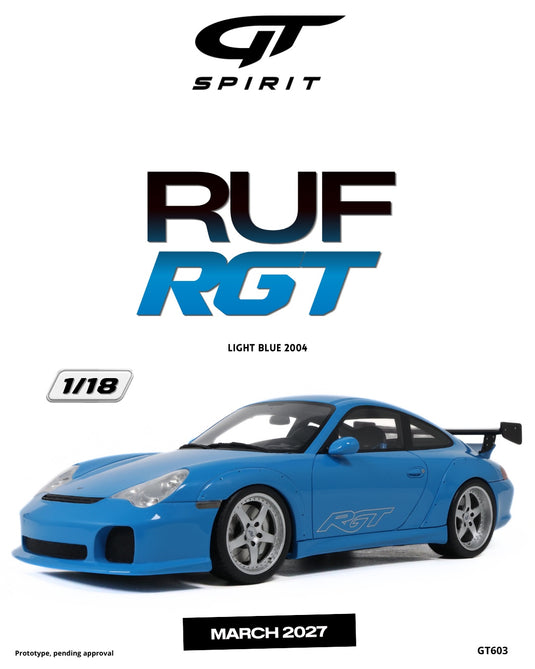 RUF RGT LIGHT BLUE 2004 GT SPIRIT 1:18