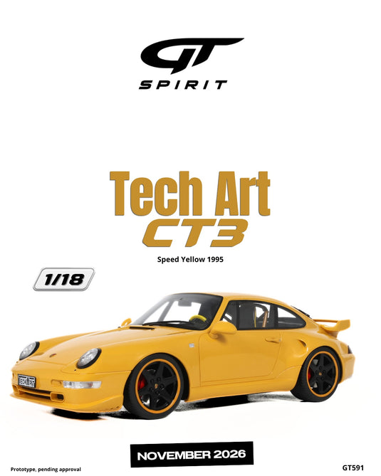 PORSCHE TECHART CT3 SPEED GEEL 1995 GT SPIRIT 1:18