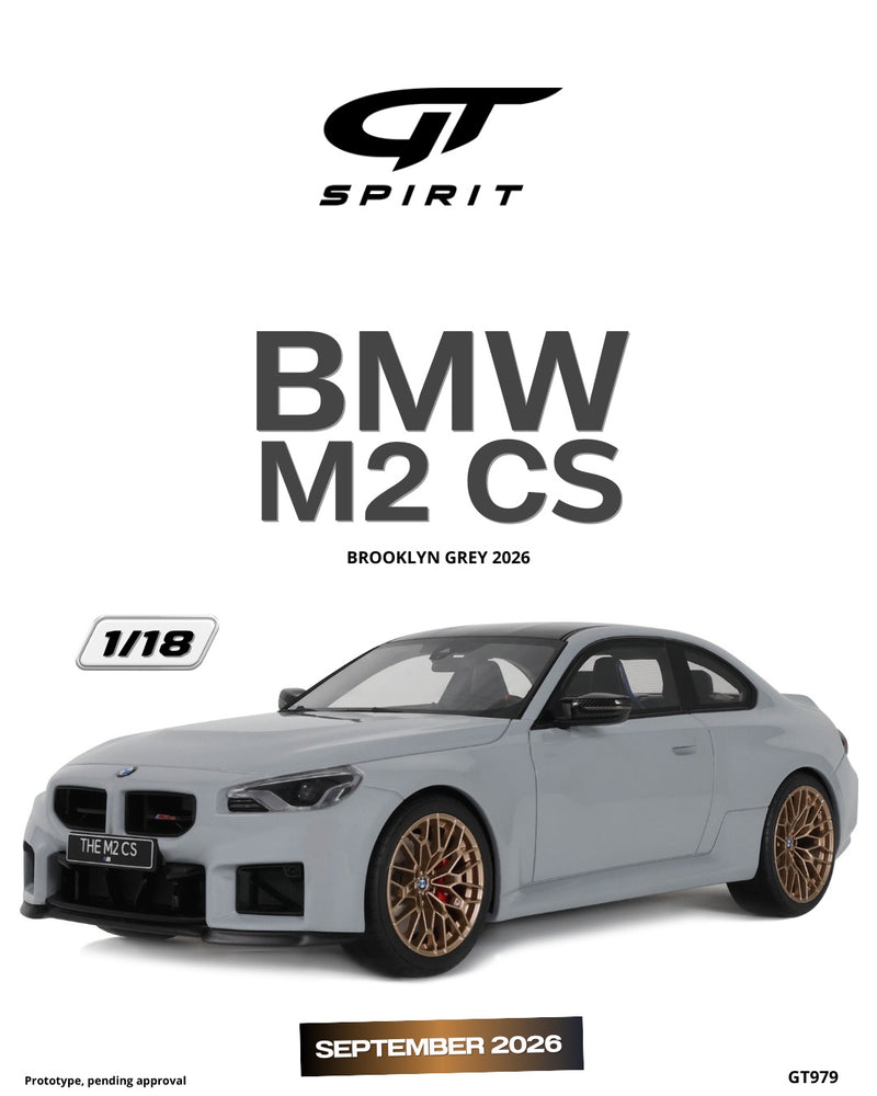 Chargez l'image dans la visionneuse de la galerie, BMW M2 CS BROOKLYN GRIS 2026 GT SPIRIT 1:18
