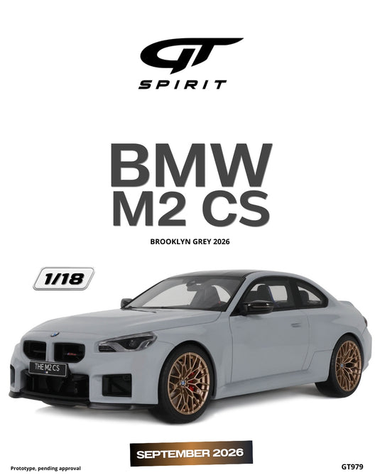 BMW M2 CS BROOKLYN GRIS 2026 GT SPIRIT 1:18