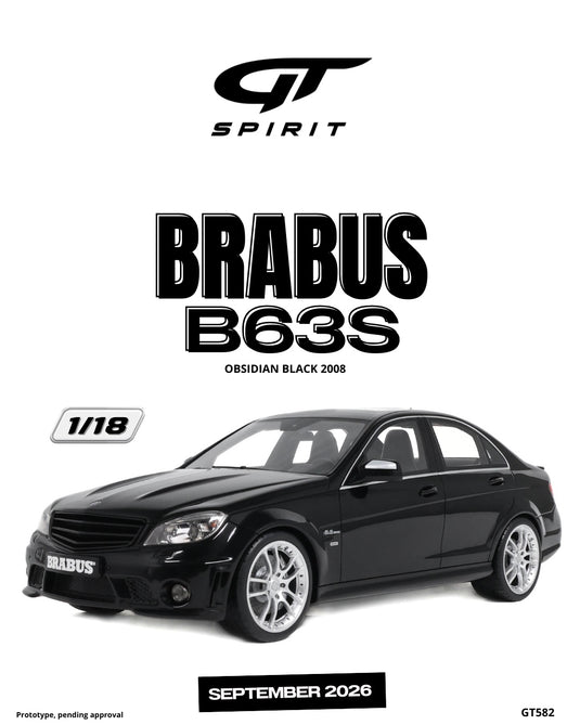 MERCEDES-BENZ BRABUS B63S NOIR OBSIDIEN 2008 GT SPIRIT 1:18