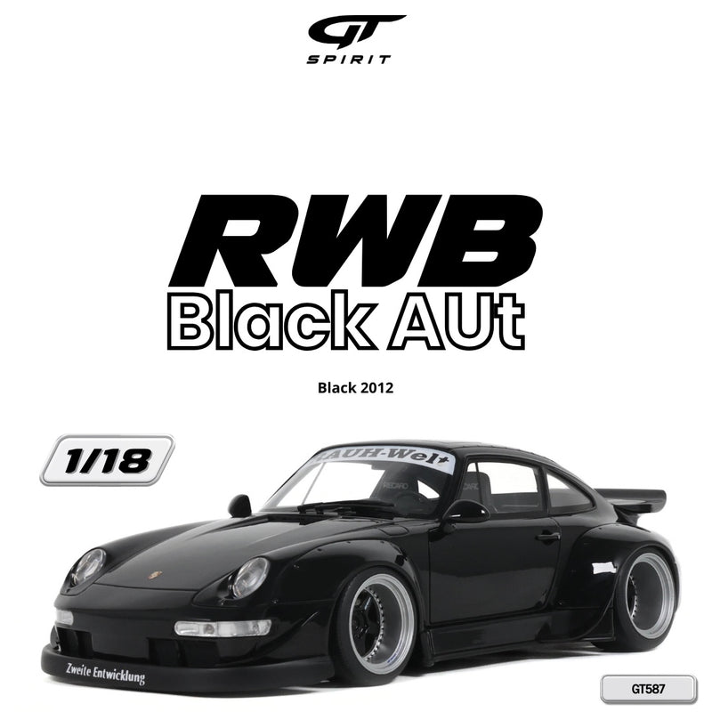 Load image into Gallery viewer, Porsche RWB BLACK 2012 GT SPIRIT 1:18
