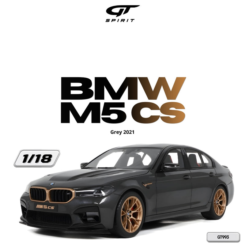 Load image into Gallery viewer, Bmw M5 CS GREY 2021 GT SPIRIT 1:18
