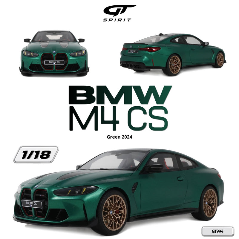 Chargez l'image dans la visionneuse de la galerie, Bmw M4 CS VERT 2024 GT SPIRIT 1:18
