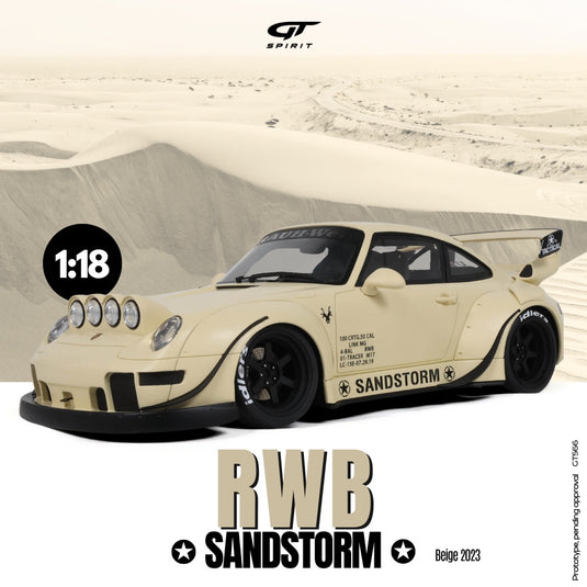 Porsche RWB SANDSTORM BEIGE 2023 GT SPIRIT 1:18