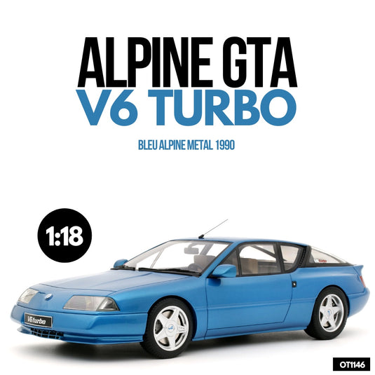 Renault ALPINE GTA V6 TURBO BLAUW ALPINE 1990 OTTOmobile 1:18
