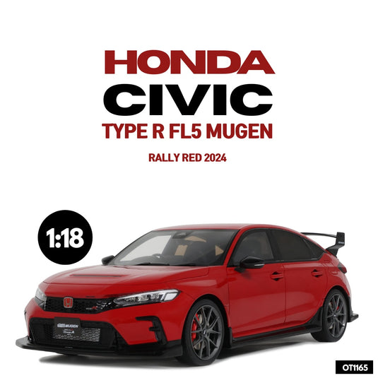 Honda CIVIC TYPE R FL5 MUGEN RALLYE RED R513 2024 OTTOmobile 1:18 ...