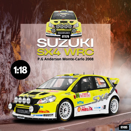 Suzuki SX4 WRC P.G. ANDERSSON MONTE-CARLO 2008 OTTOmobile 1:18