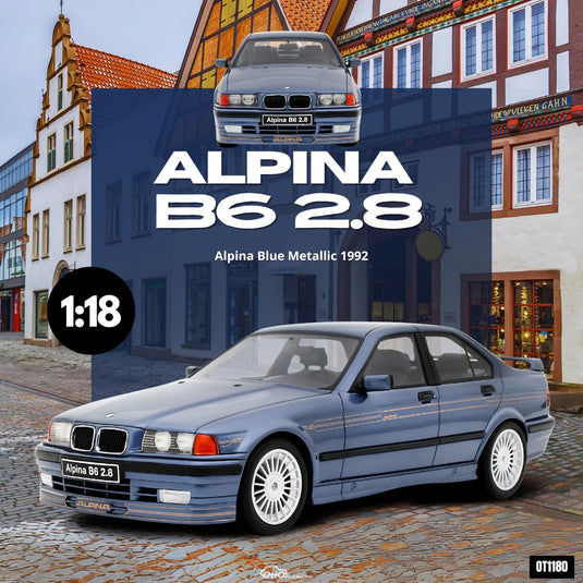 Bmw ALPINA B6 2.8 ALPINA BLUE METALLIC 1992 OTTOmobile 1:18