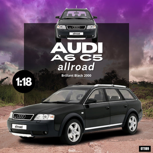Audi A6 C6 ALLROAD BRILLANT BLACK 2000 OTTOmobile 1:18