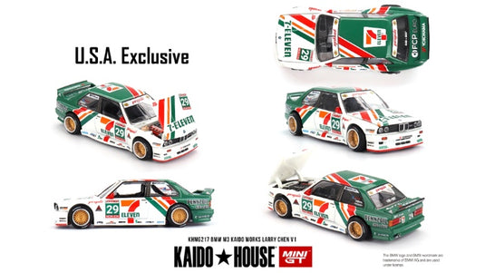 ‼️EXCLUSIVE EDITION‼️ Bmw M3 KAIDO WORKS LARRY CHEN V1 USA MINI GT 1:64