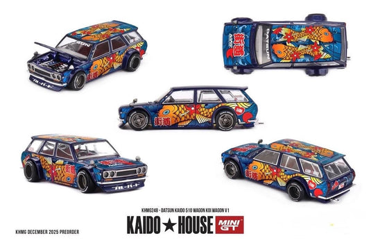 Datsun 510 BREAK KOI V1 1969 MINI GT 1:64