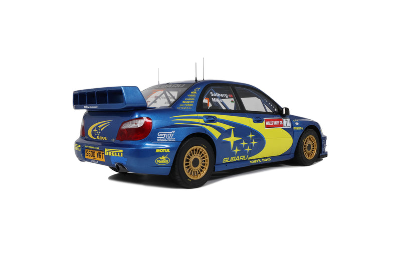 Chargez l&#39;image dans la visionneuse de la galerie, Subaru IMPREZA (S9) WRC BLEU P. SOLBERG RALLYE DU PAYS DE GALLES 2003 OTTOmobile 1:12
