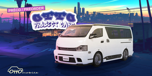 TOYOTA HIACE SUPER GL PERSONNALISÉ BLANC NACRÉ 2008 OTTOmobile 1:18