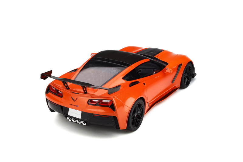 Chargez l'image dans la visionneuse de la galerie, <tc>CHEVROLET CORVETTE C7 ZR1 ORANGE GT SPIRIT 1:12</tc>
