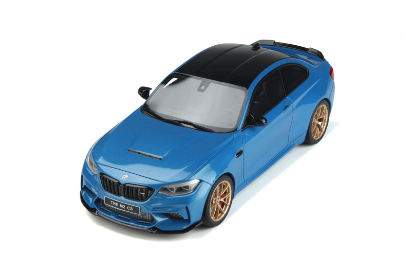 Laad de afbeelding in de Gallery-viewer, Bmw M2 (F22) CS 2021 METAALBLAUW GT SPIRIT 1:18
