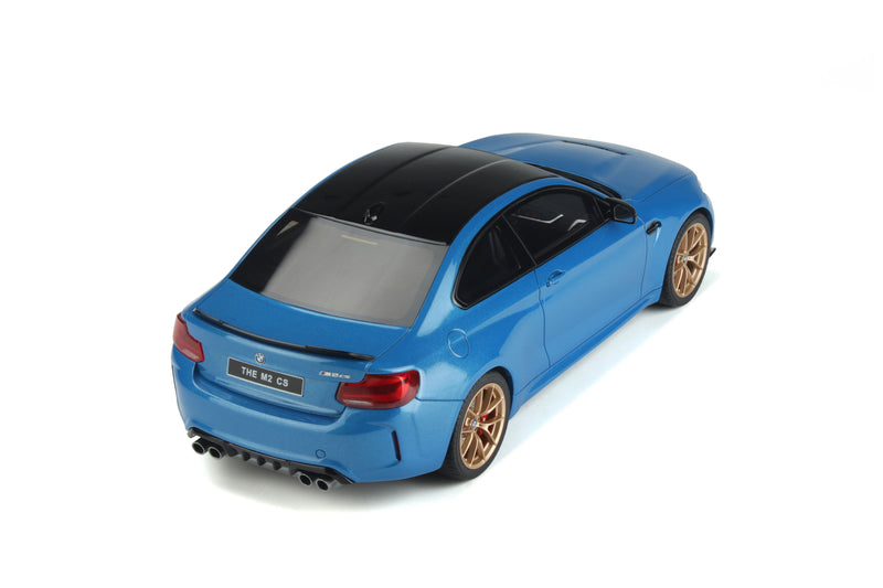 Laad de afbeelding in de Gallery-viewer, Bmw M2 (F22) CS 2021 METAALBLAUW GT SPIRIT 1:18
