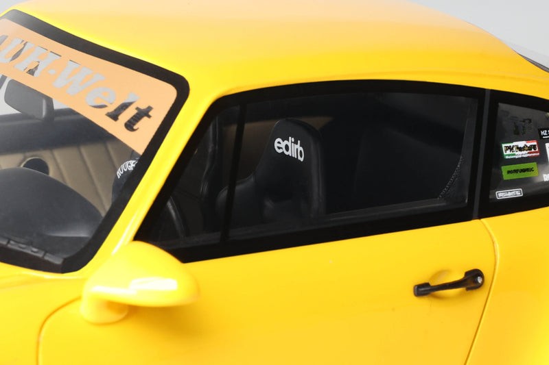 Chargez l&#39;image dans la visionneuse de la galerie, Porsche RWB QEEMA JAUNE 2024 GT SPIRIT 1:18
