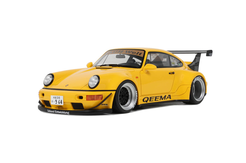 Chargez l&#39;image dans la visionneuse de la galerie, Porsche RWB QEEMA JAUNE 2024 GT SPIRIT 1:18
