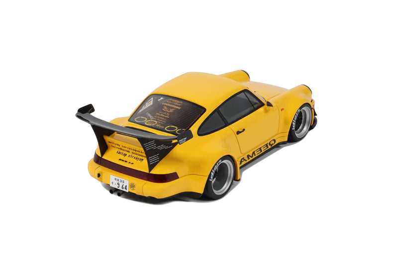 Chargez l&#39;image dans la visionneuse de la galerie, Porsche RWB QEEMA JAUNE 2024 GT SPIRIT 1:18
