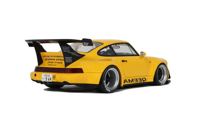 Chargez l&#39;image dans la visionneuse de la galerie, Porsche RWB QEEMA JAUNE 2024 GT SPIRIT 1:18
