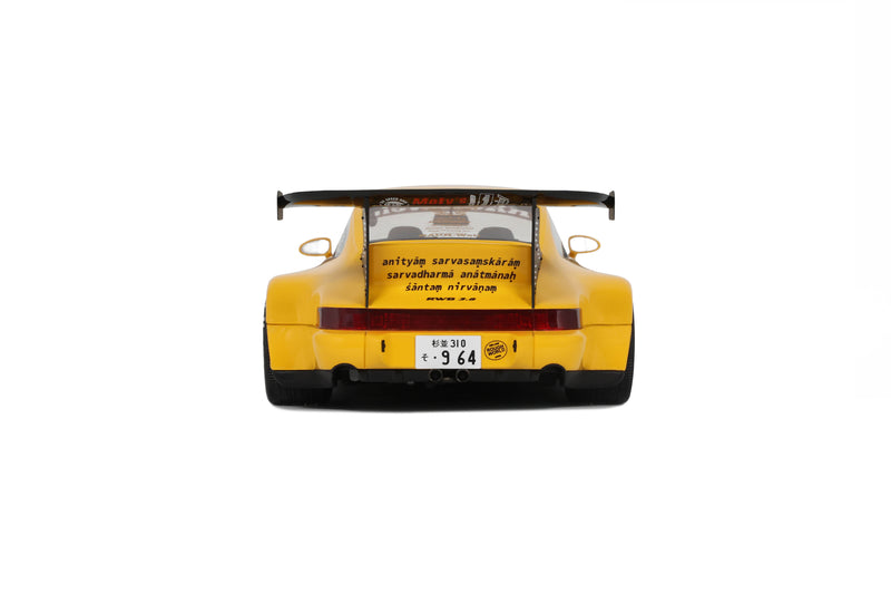 Chargez l&#39;image dans la visionneuse de la galerie, Porsche RWB QEEMA JAUNE 2024 GT SPIRIT 1:18
