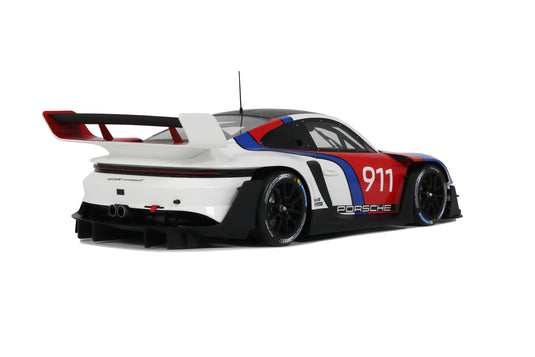 Porsche 911(992) GT3 R RENNSPORT WHITE 2023 GT SPIRIT 1:18