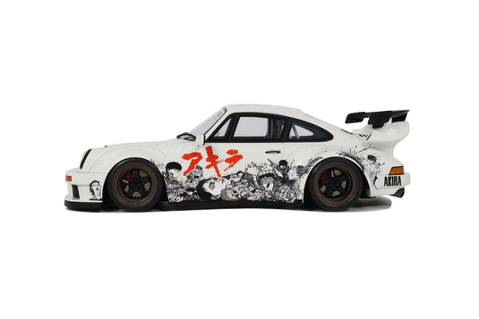 Porsche RWB AKIRA GLACIER BLANC 2024 GT SPIRIT 1:18