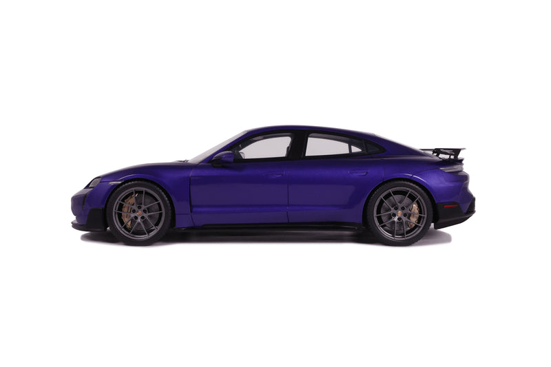 Chargez l&#39;image dans la visionneuse de la galerie, Porsche TAYCAN TURBO GT MAUVE SKY METALLIC 2023 GT SPIRIT 1:18
