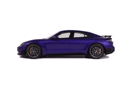 Porsche TAYCAN TURBO GT MAUVE SKY METALLIC 2023 GT SPIRIT 1:18