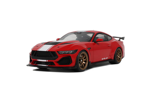 Ford SHELBY MUSTANG SUPERSNAKE RACE RED 2025 GT SPIRIT 1:18