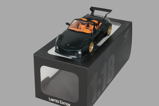 PORSCHE VIEUX & NOUVEAU TOKYO AUTO SALON VERT 2024 GT SPIRIT 1:18