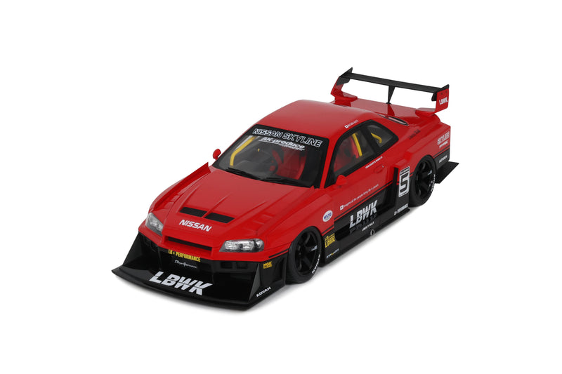 Chargez l'image dans la visionneuse de la galerie, NISSAN SKYLINE R34 GT- R LB SUPER SILHOUETTE ROUGE 2020 GT SPIRIT 1:18
