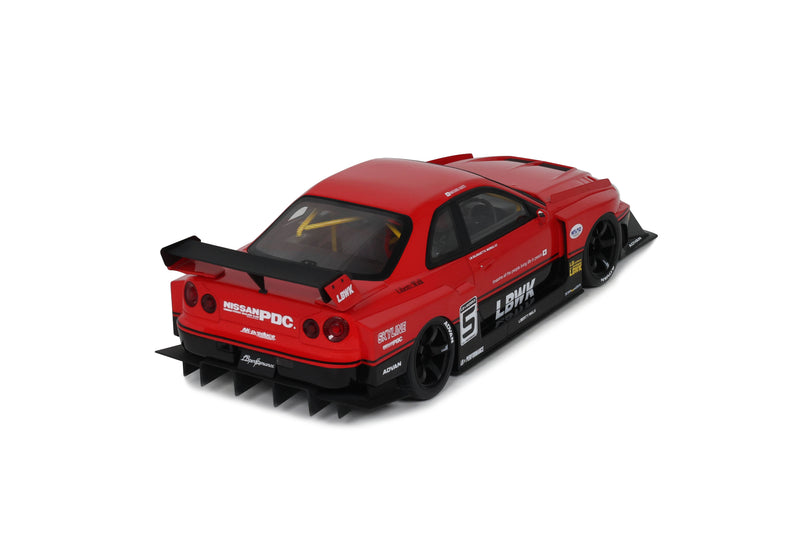 Chargez l'image dans la visionneuse de la galerie, NISSAN SKYLINE R34 GT- R LB SUPER SILHOUETTE ROUGE 2020 GT SPIRIT 1:18
