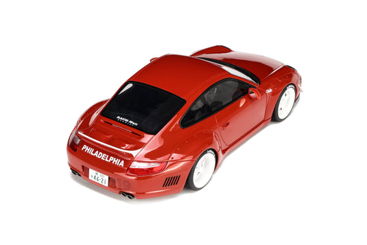 Porsche RWB AKA PHILA 2021 RED GT SPIRIT 1:18